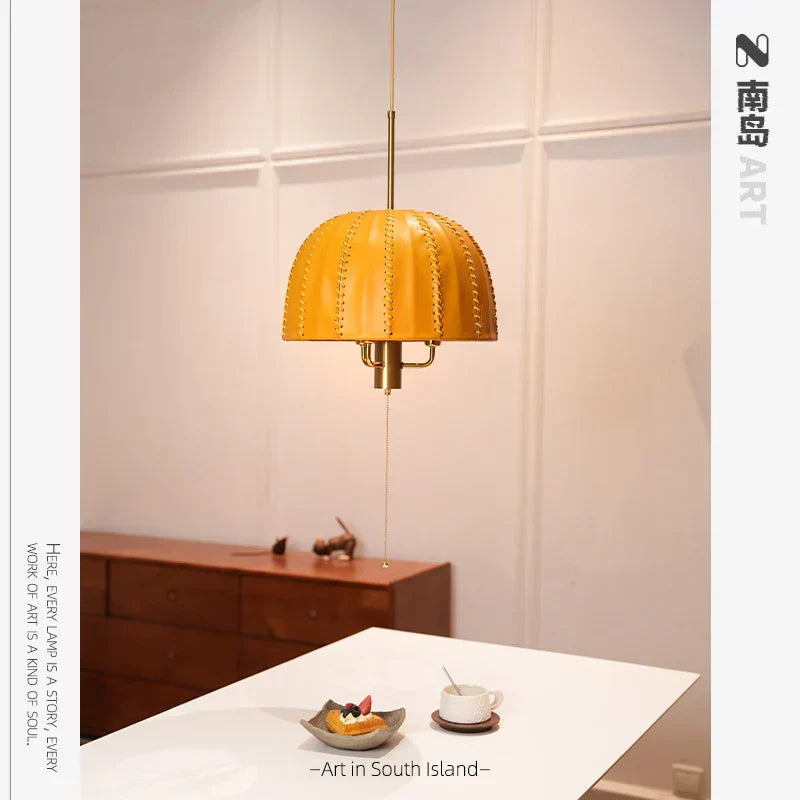 ثريا جلد DécorBites™‎: تصميم أوروبي برأس واحد لغرفة النوم