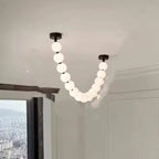 Nordic Beaded Alloy Pendant Light