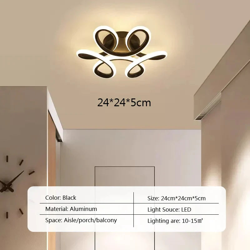 مصباح سقف LED DecorBites™: إضاءة ممر حديثة لسلالم الممرات، المطبخ، العلية الداخلية