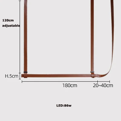 نجفة ديكور بايتس™ LED آرت ديكو لغرفة الطعام والمطبخ