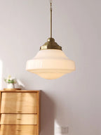 Modern Gold Glass Pendant Light