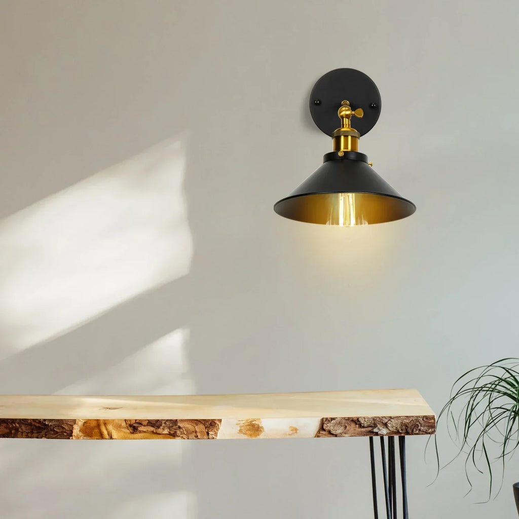 DecorBites™ Industrial Retro Loft Wall Sconce E27 Bedside Lights Fixtures for Living Room