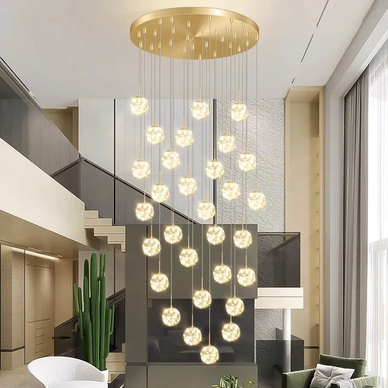 ثريات قلادة LED من DecorBites™ لديكور المنزل العصري والإضاءة الداخلية