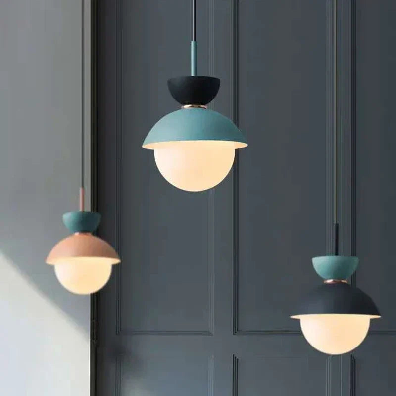 DecorBites™ Glass Ball Pendant Lamp: Modern Nordic Light Fixture for Home Decor, Kitchen, Dining, Bedroom