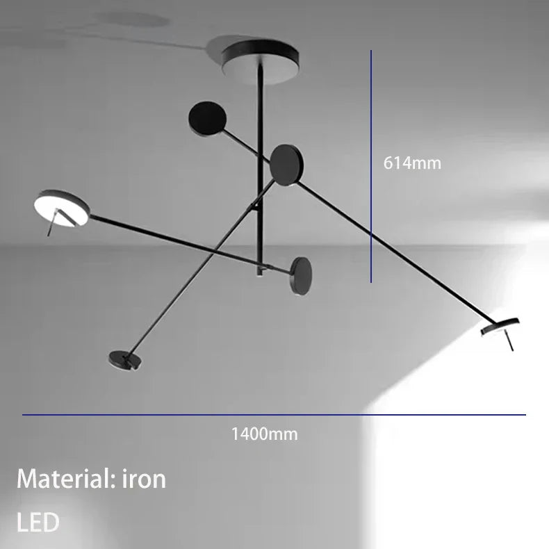 DecorBites™ Adjustable Swing Arm Black Wall Lamp for Bedroom & Study Room