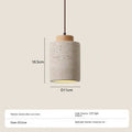 Japanese Travertine Stone Pendant Light