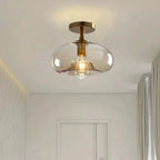 Vintage Glass Pendant Light With Nordic Modern Style