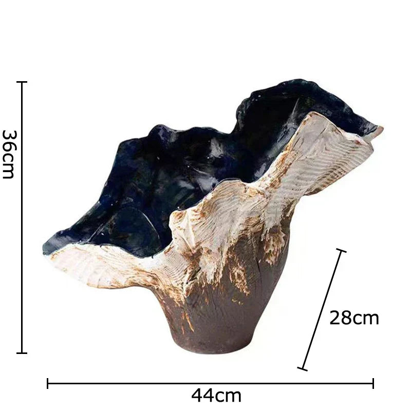 DecorBites™ Irregular Shape Vase: Abstract Desk Decoration for Aesthetic Room Decor