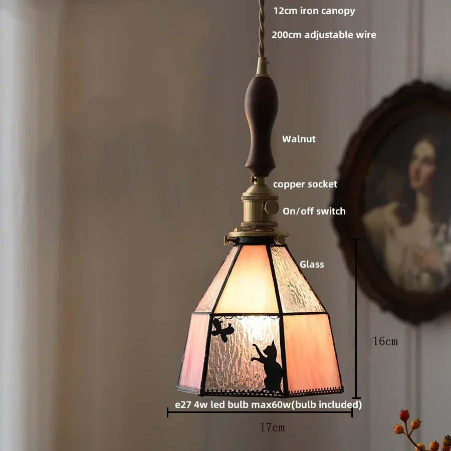 DecorBites™ Clear Glass LED Pendant Lights for Modern Home Decor and Restaurant, 200cm Wire