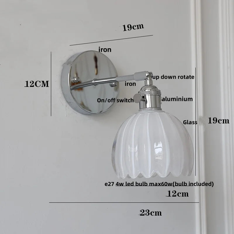 DecorBites™ Iron Ceramic LED Wall Lights | Nordic Modern Pull Chain Switch Sconce Wandlamp