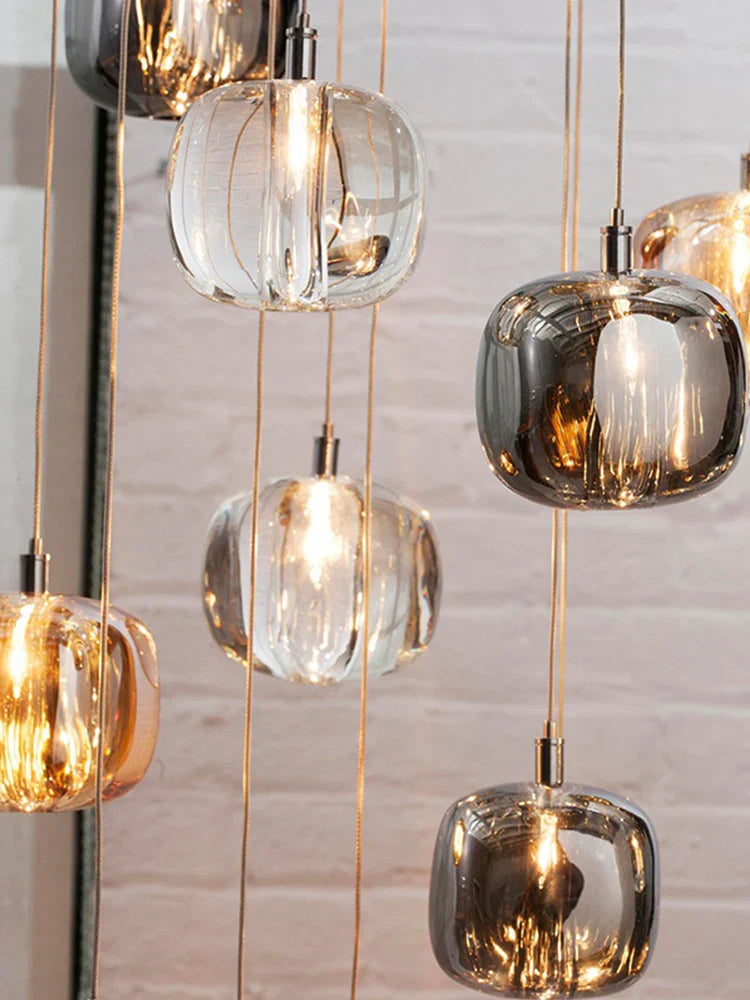 ثريا سقف كريستال LED من DecorBites™ لغرفة المعيشة وغرفة النوم وغرفة الطعام والمطبخ
