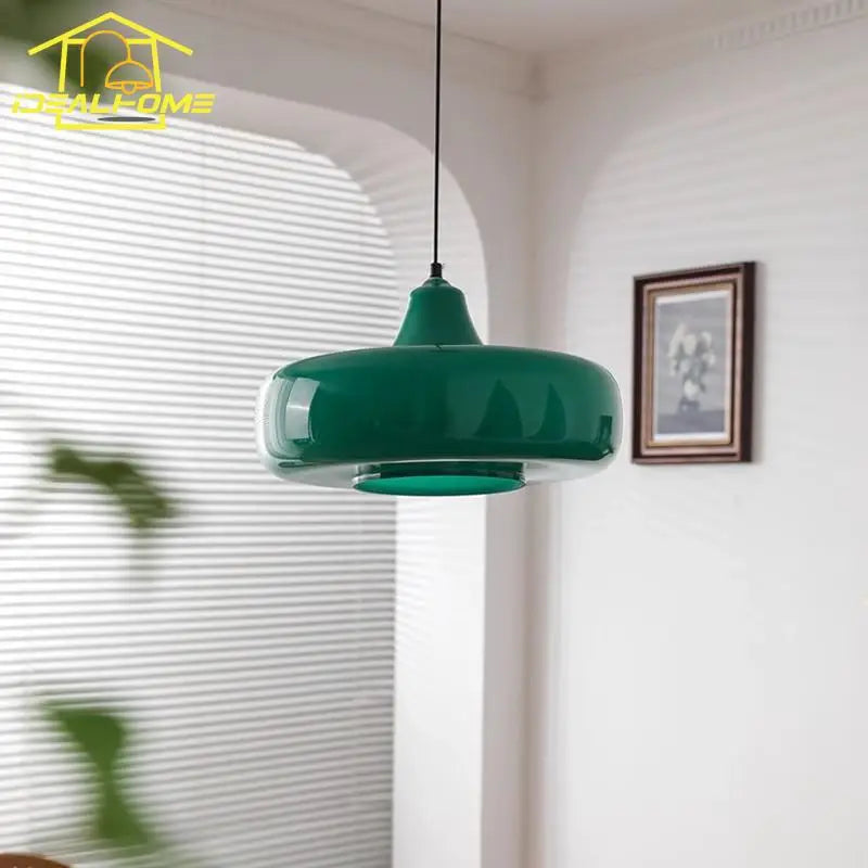 DecorBites™ مصابيح قلادة زجاجية LED E27، مصباح تعليق بتصميم بسيط لغرفة الطعام