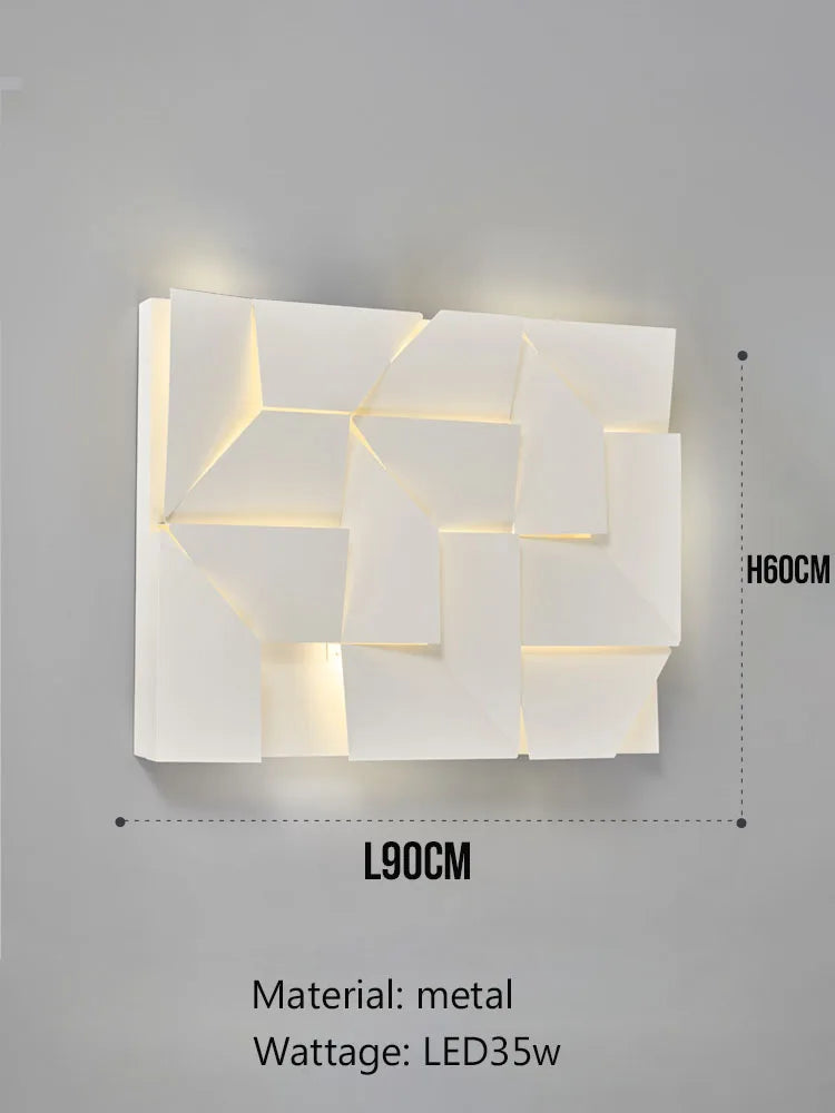 DecorBites™ Geometric Art Indoor Wall Lamp for Bedroom Living Room Staircase Home Decor
