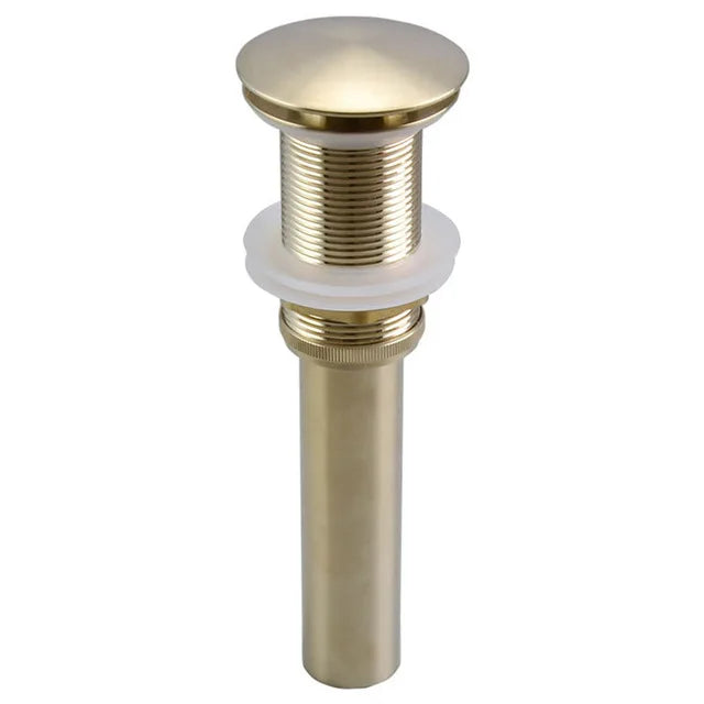DecorBites™ Brushed Gold Basin Faucet: Brass Antique Sink Faucet, 3 Hole Waterfall Bathroom Tap