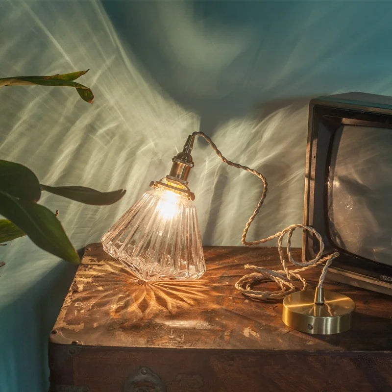 DecorBites™ Glass Pleats LED Pendant Lights for Home and Commercial Spaces