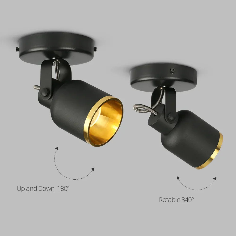 DecorBites™ Adjustable 7W CRI97 Surface Mounted Ceiling Spotlight 340° Angle