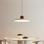 Nordic Cream Style Flying Saucer Pendant Light Restaurant Living Room Bedroom Bedside Lamp Home Interior Decorative Lamp 20/30cm