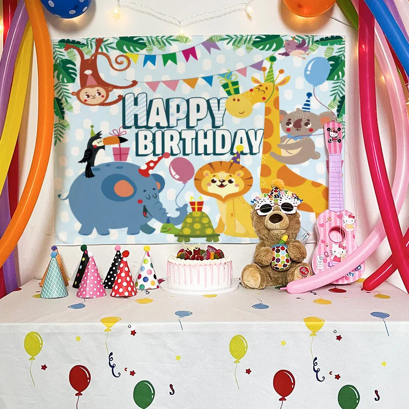 DecorBites™ Birthday Wall Tapestry Decoration Party Bedroom Hanging Cloth