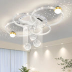 Modern Iron and Acrylic LED Pendant Chandelier