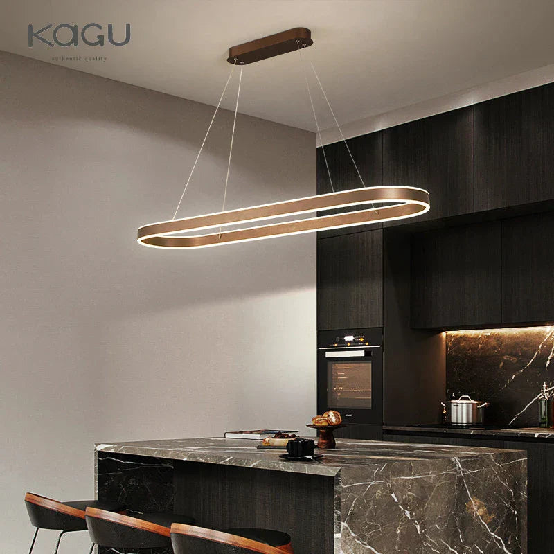 DecorBites™ ثريا سقف LED من الألومنيوم للمطبخ وغرفة المعيشة بتصميم عصري اسكندنافي