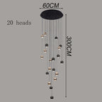 Modern Ring Acrylic Pendant Chandelier Light