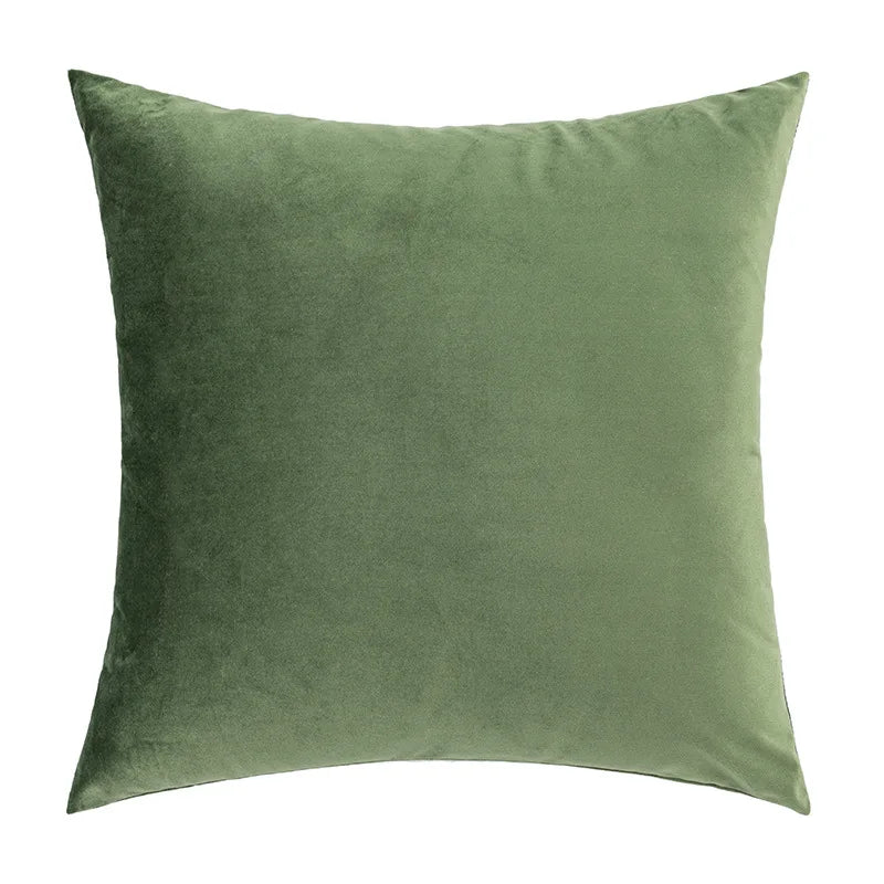 DecorBites™ Geometric Tufted Embroidery Cushion Cover 45x45cm Black White Lattice Sofa Pillow