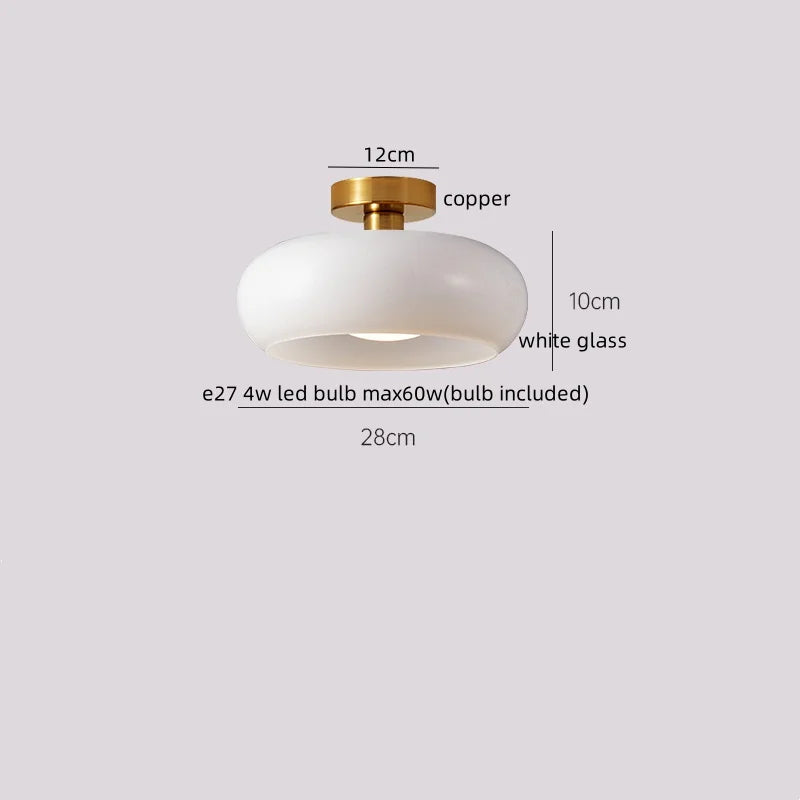 DecorBites™ LED Wood Acrylic Ceiling Lamp Modern Art Decor Light Fixture