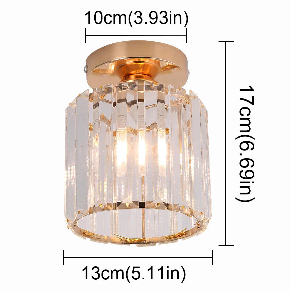 DecorBites™ Suspension en cristal K9 Plafonnier LED Lustre nordique pour salon