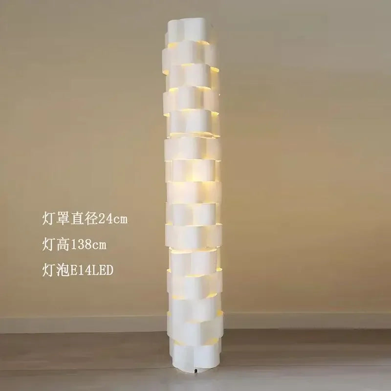 مصباح أرضي عمودي فاخر أنيق DecorBites™ لغرفة المعيشة وغرفة النوم وديكور الأريكة