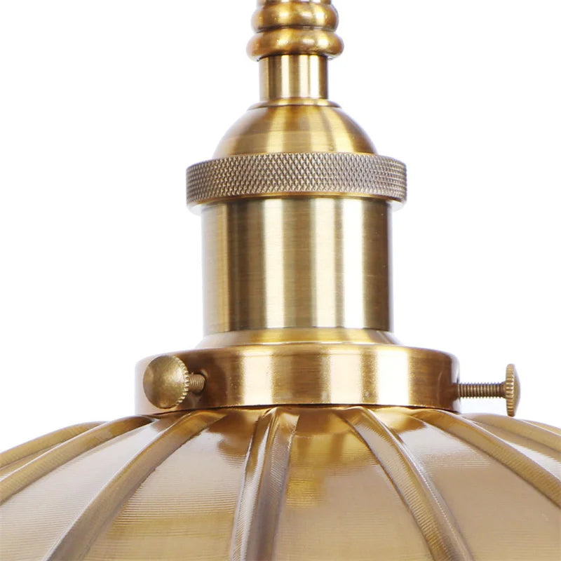 مصباح حائط DecorBites™ Gold Industrial LED مع مفتاح سحب بسلسلة لديكور المنزل