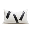 DecorBites™ Geometric Embroidered Cushion Cover with Tufted Tassels for Sofa and Bedroom