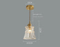 Modern White Glass Flower Pendant Light