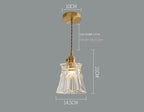 Modern White Glass Flower Pendant Light
