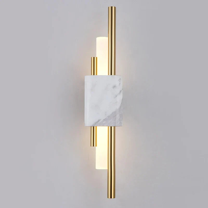 DecorBites™ Green White Marble Wall Lamp - Luxury Golden Decor LED Light