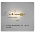 ثريا سقف دائرية ذهبية من DecorBites™ على شكل فراشة LED لغرفة المعيشة وغرفة النوم