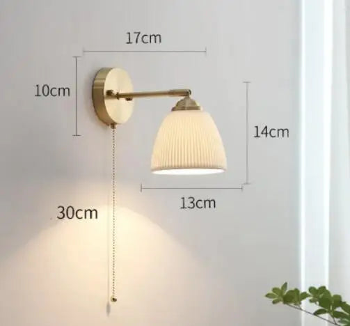 DecorBites™ LED Wall Lamp 4W Beside Home Lighting with Knob Switch