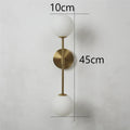 DecorBites™ Golden Glass LED Wall Lamp for Bedroom, Living Room - Nordic Design