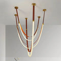 Nordic Belt Pendant Light in Black or Orange