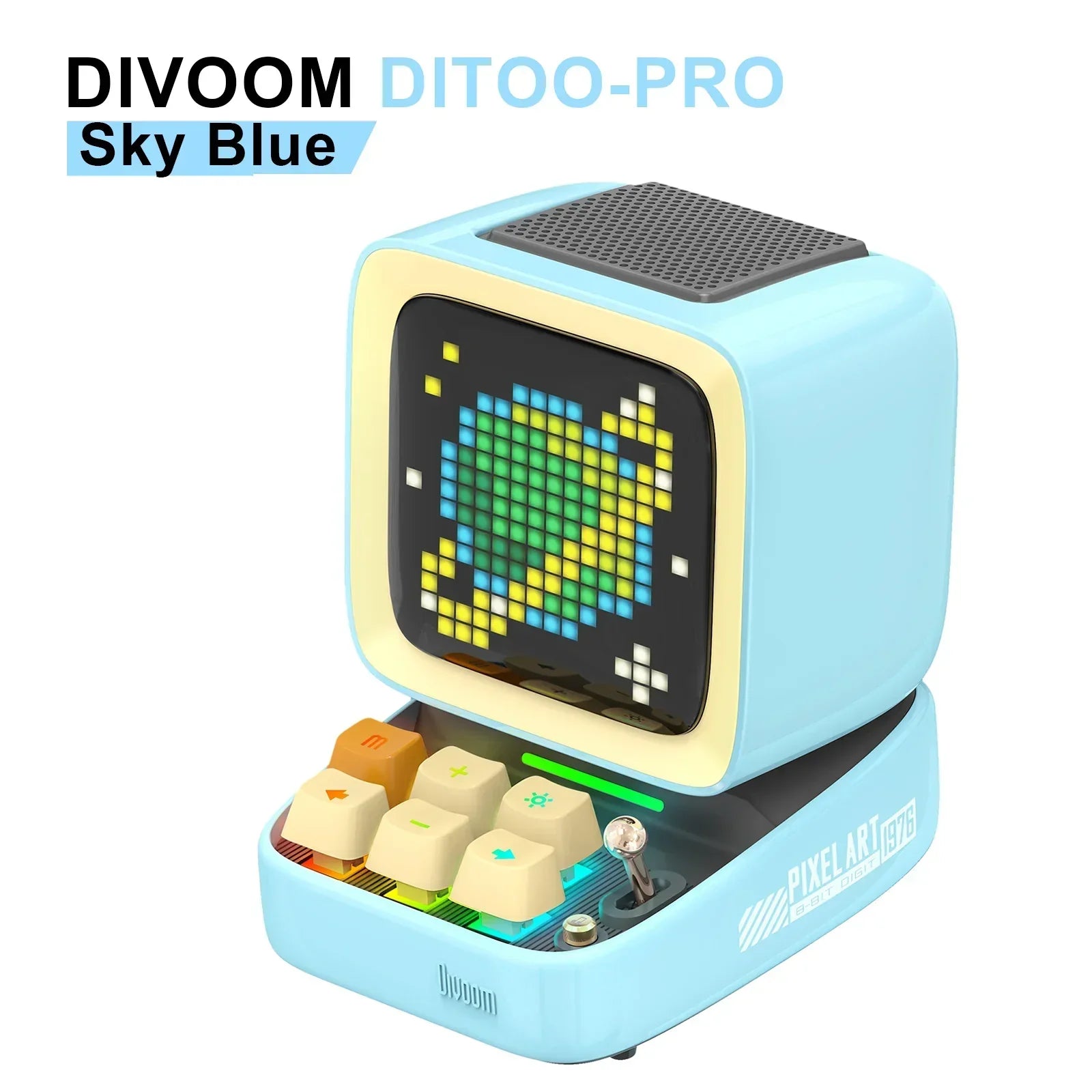 DecorBites™ Ditoo-Pro Retro Pixel Art Bluetooth Speaker Alarm Clock LED Display Board