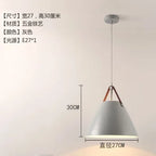 Scandinavian Painted Metal Pendant Light