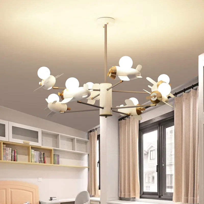 ثريات هليكوبتر من DecorBites™ لغرف الأطفال وإضاءة غرف النوم