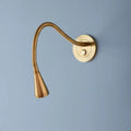 DecorBites™ Aluminum LED Gooseneck Wall Sconce for Bedroom Spotlight Reading Light