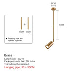 Nordic Adjustable Black or Brass Pendant Light