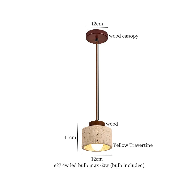 DecorBites™ Glass Ball LED Pendant Light Yellow for Home Decor Dining Living Room