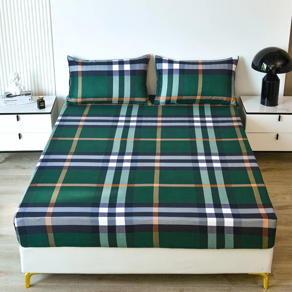DecorBites™ Geometric Figure Sheet Set with 2 Pillowcases for Bedroom All Seasons