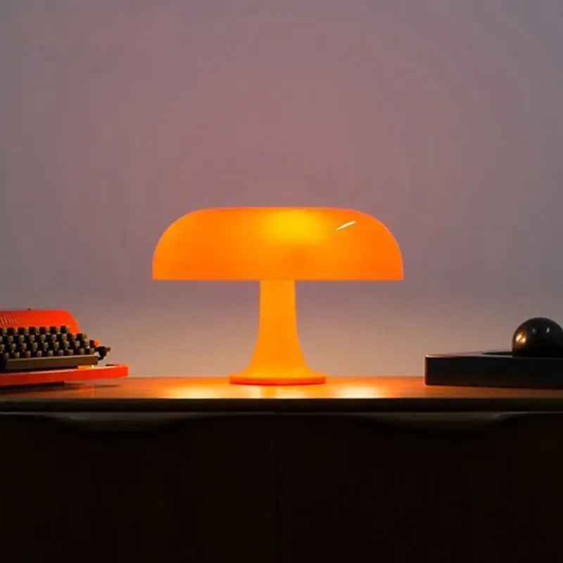 DecorBites™ Bedhead Night Light Mushroom Desk Lamp by Italian Danish Designer