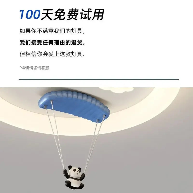 نجفة سقف LED لغرفة الأطفال من DecorBites™، إضاءة عصرية ولطيفة لغرفة النوم