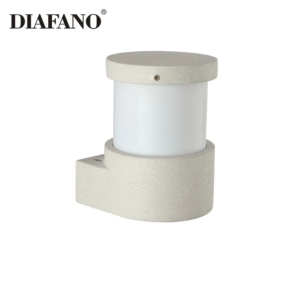 DecorBites™ Concrete Outdoor Wall Lamp | IP65 Waterproof Wall Light for Courtyard, Balcony & Door