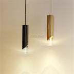 Dimmable Gold and Black Aluminum LED Pendant Light