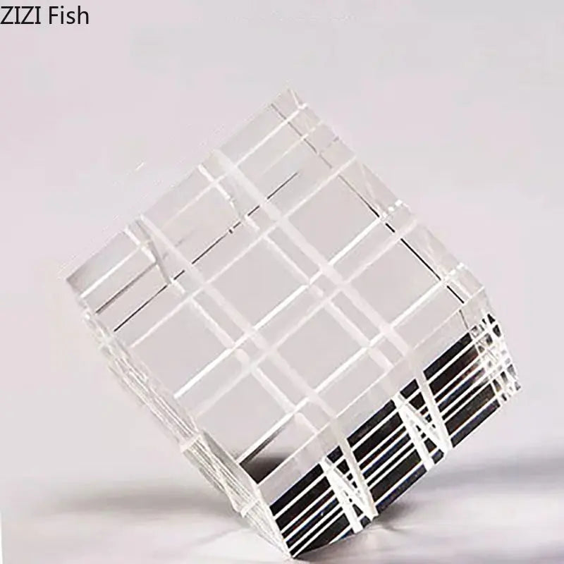 DecorBites™ Crystal Magic Cube Desk Ornament Sculpture DecorationCrafts